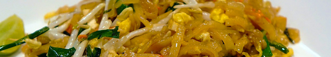 Eating Chinese Thai at Mongkut Thai Restaurant restaurant in San Clemente, CA.